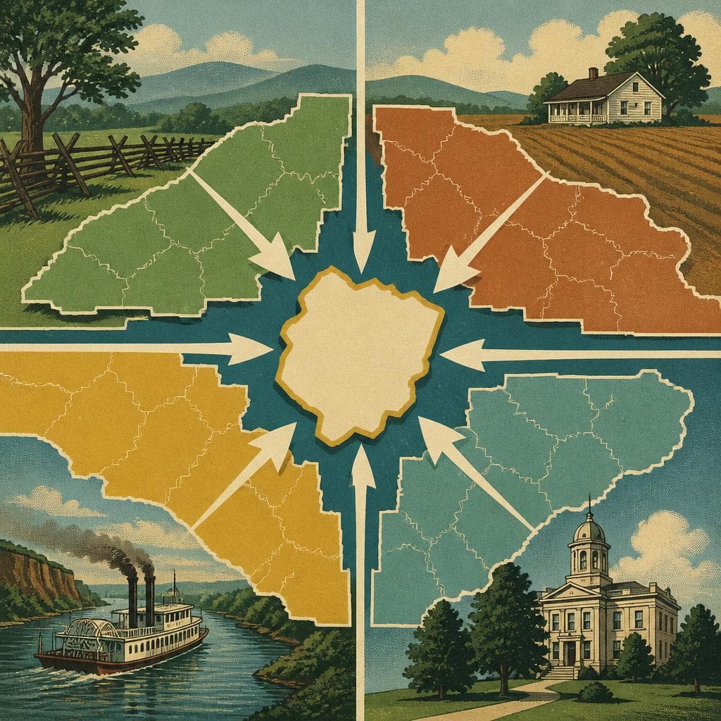 Cover art for A County Drawn From Four Directions
