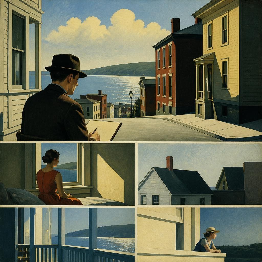 Cover art for Where Hopper Learned to See