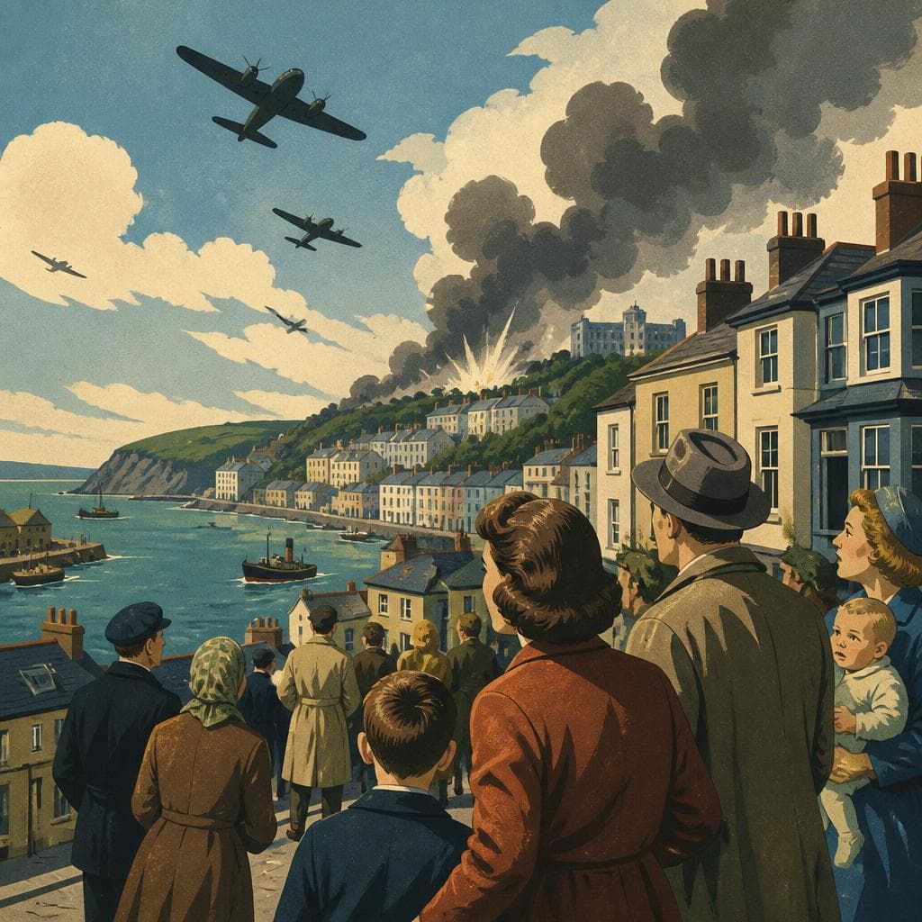 Cover art for When War Crossed the Water to Bristol