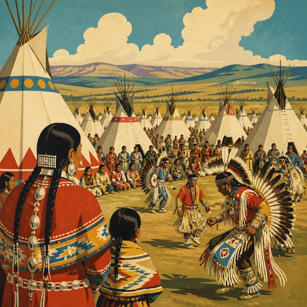 Cover art for When the Teepees Rise in August
