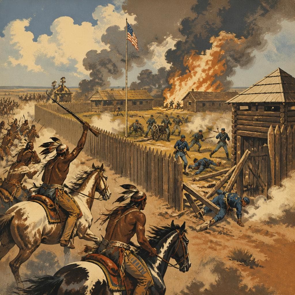 Cover art for When War Reached Fort Cobb
