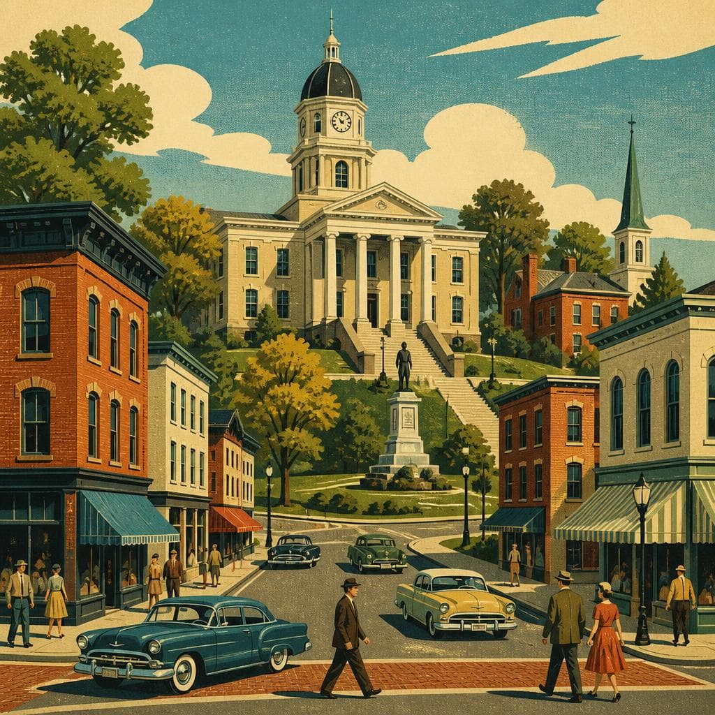 Cover art for A Downtown Built Around the Courthouse