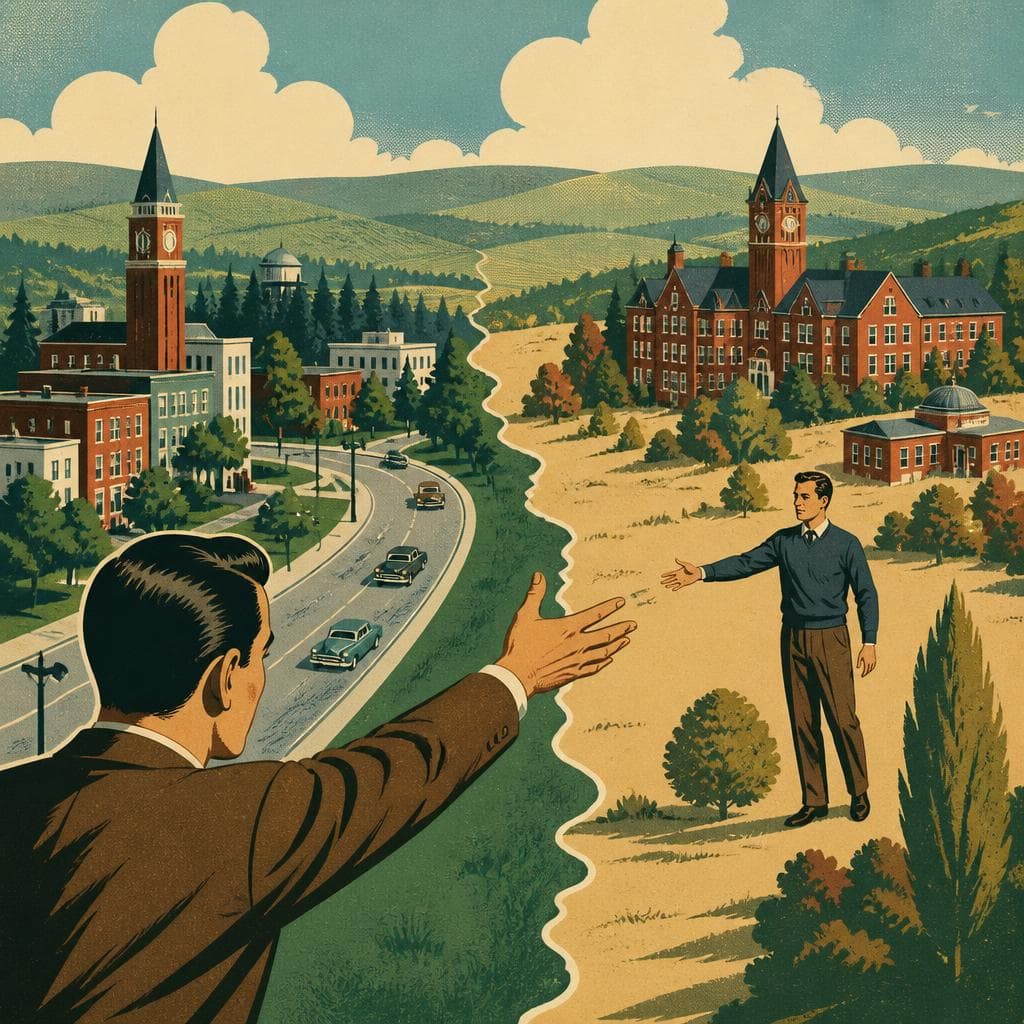 Cover art for Across the State Line, the Case Turned Local