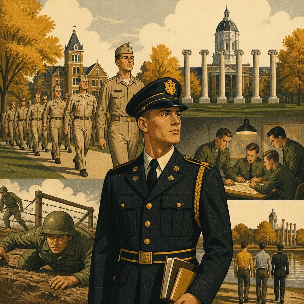 Cover art for From Cadet Drill to ROTC at Mizzou