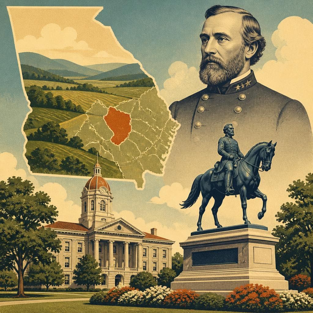 Cover art for How a County Kept a General in Memory