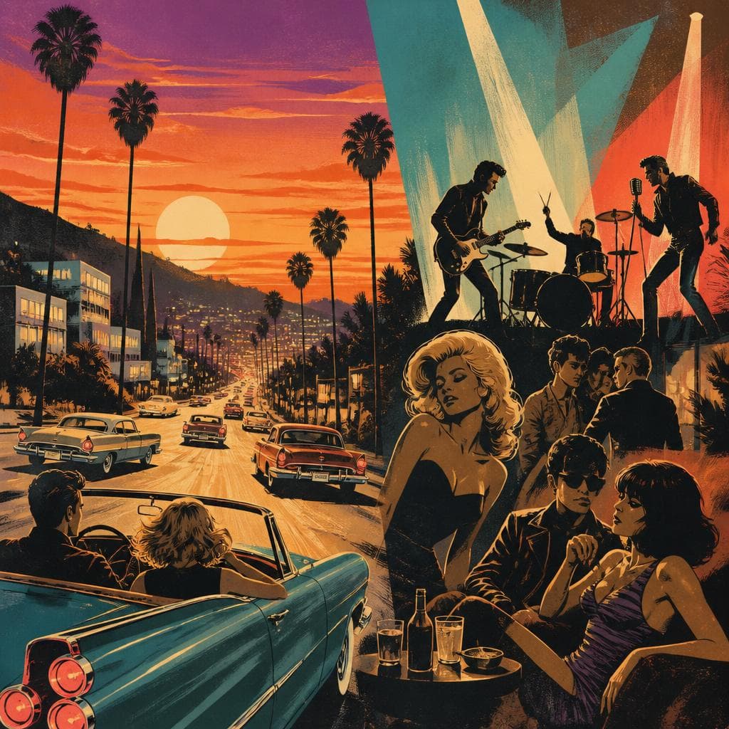 Cover art for Where the Sunset Strip Learned to Roar