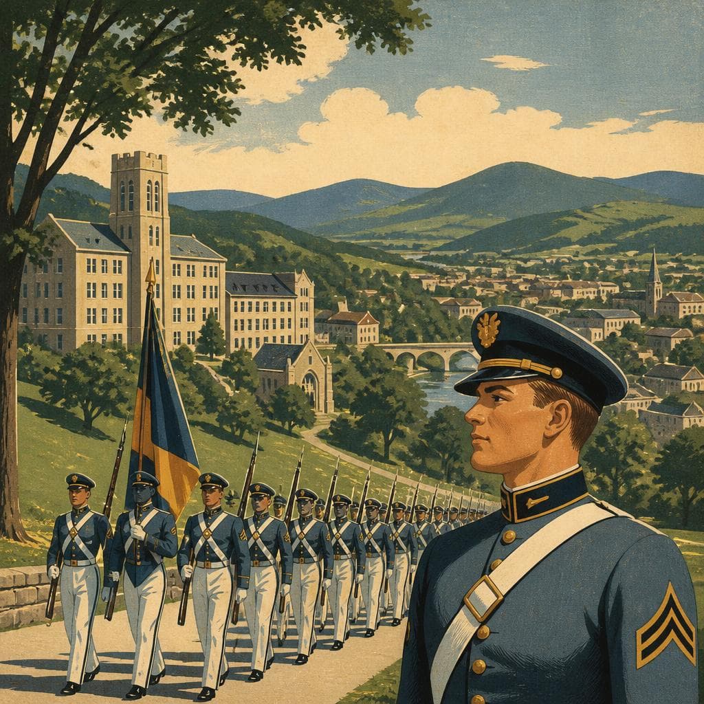 Cover art for Where Cadets Marched Through the Valley