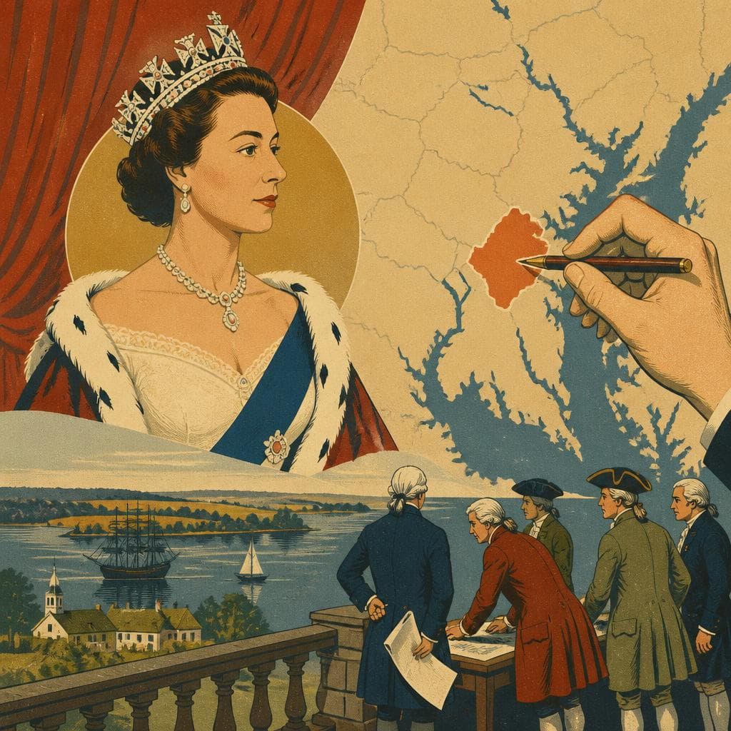 Cover art for A County Drawn for a Queen