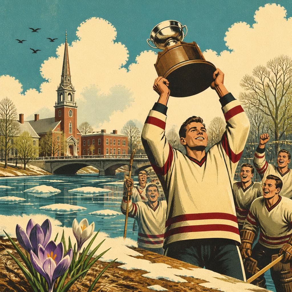 Cover art for How Stevens Point Learned to Expect Hockey in Spring