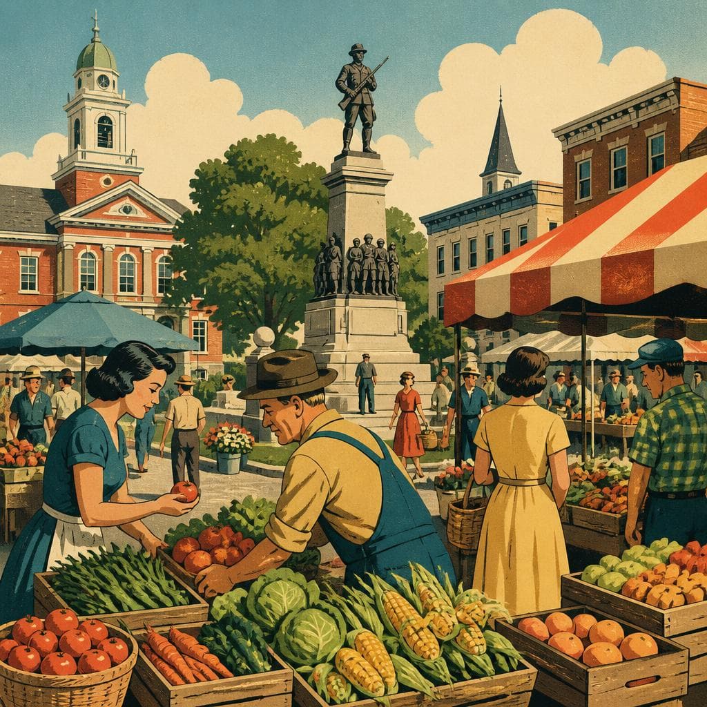 Cover art for Where a Town Remembered and Sold Its Produce