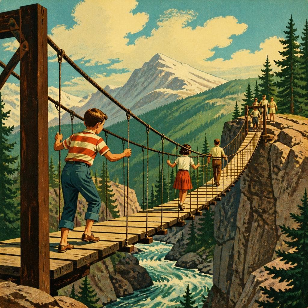Cover art for The Bridge That Turns a Crossing Into a Thrill