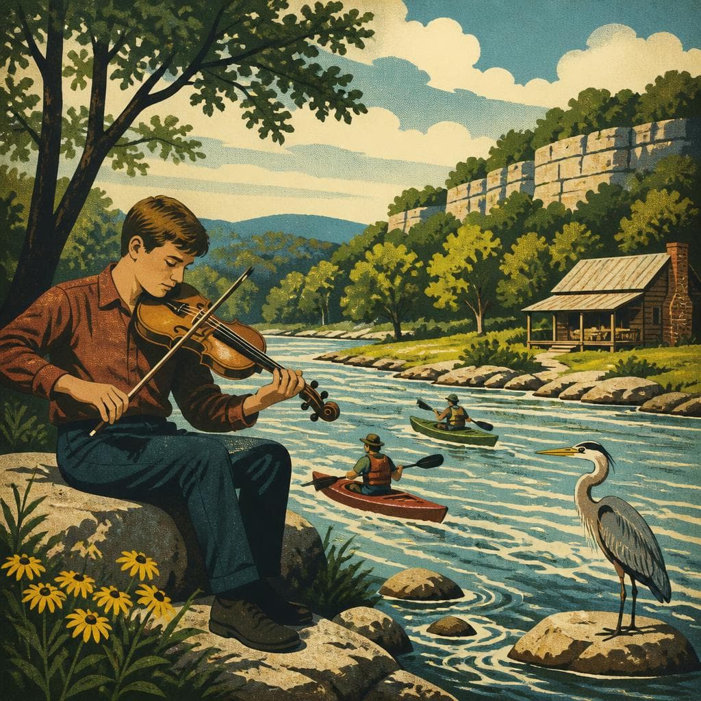 Cover art for Where the River Carries a Tune
