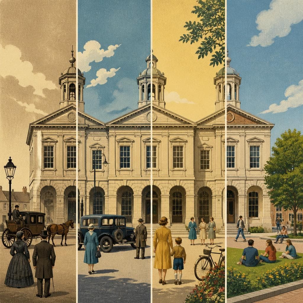 Cover art for One Building, Four Lives