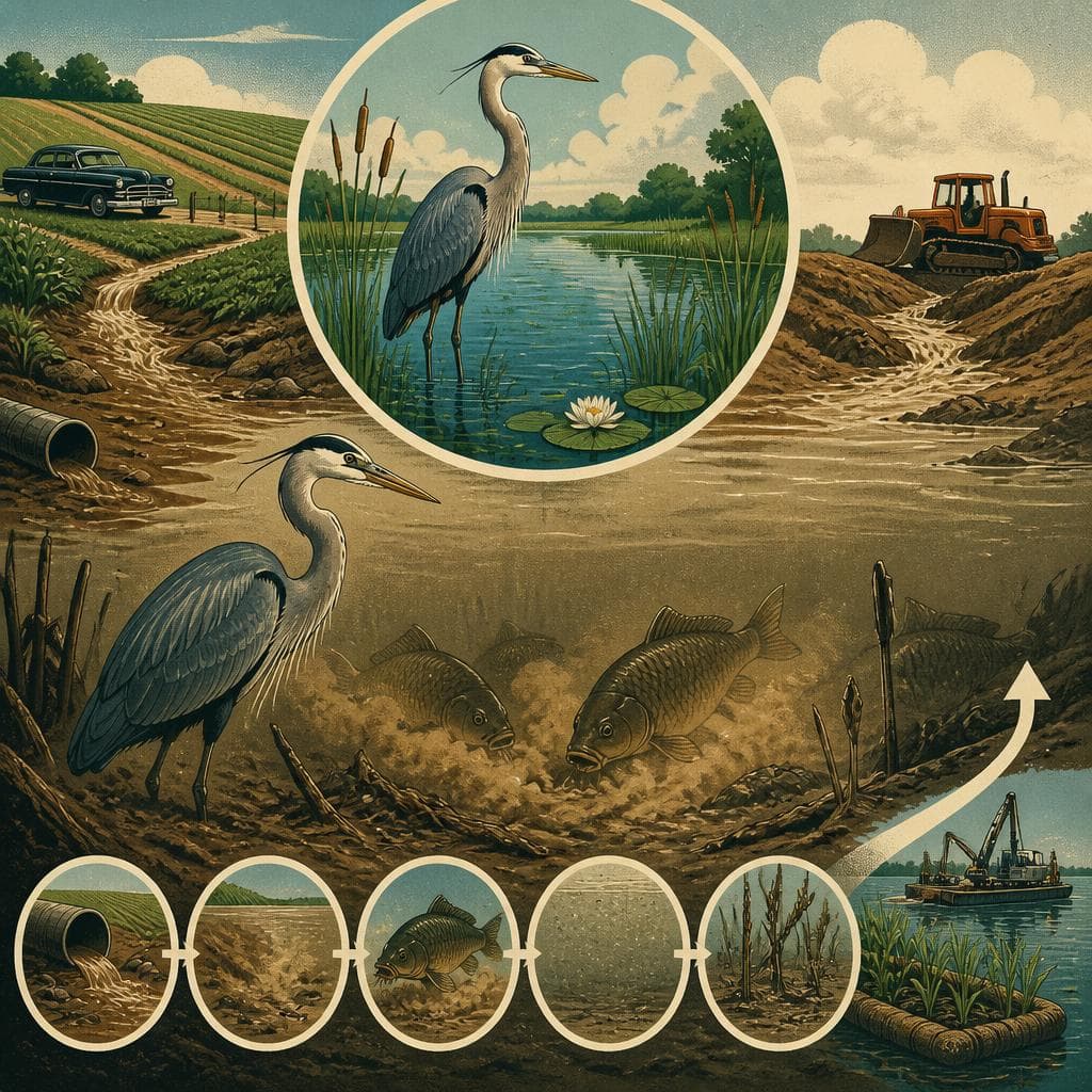 Cover art for When a Marshy Lake Turned Cloudy
