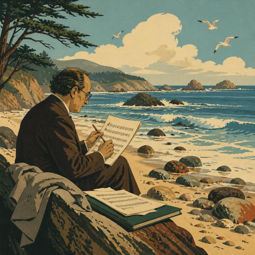 Cover art for Where Ernest Bloch Met the Pacific