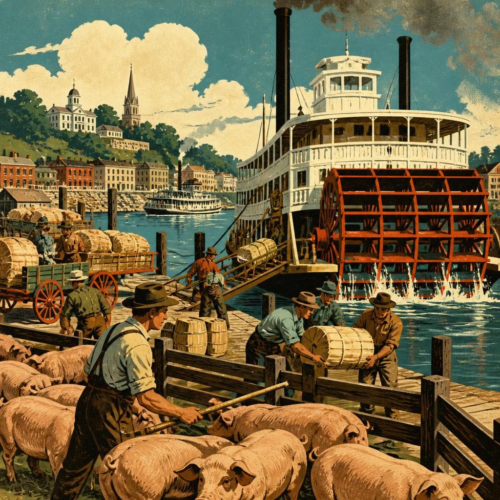 Cover art for Where the River Turned Hogs Into Commerce