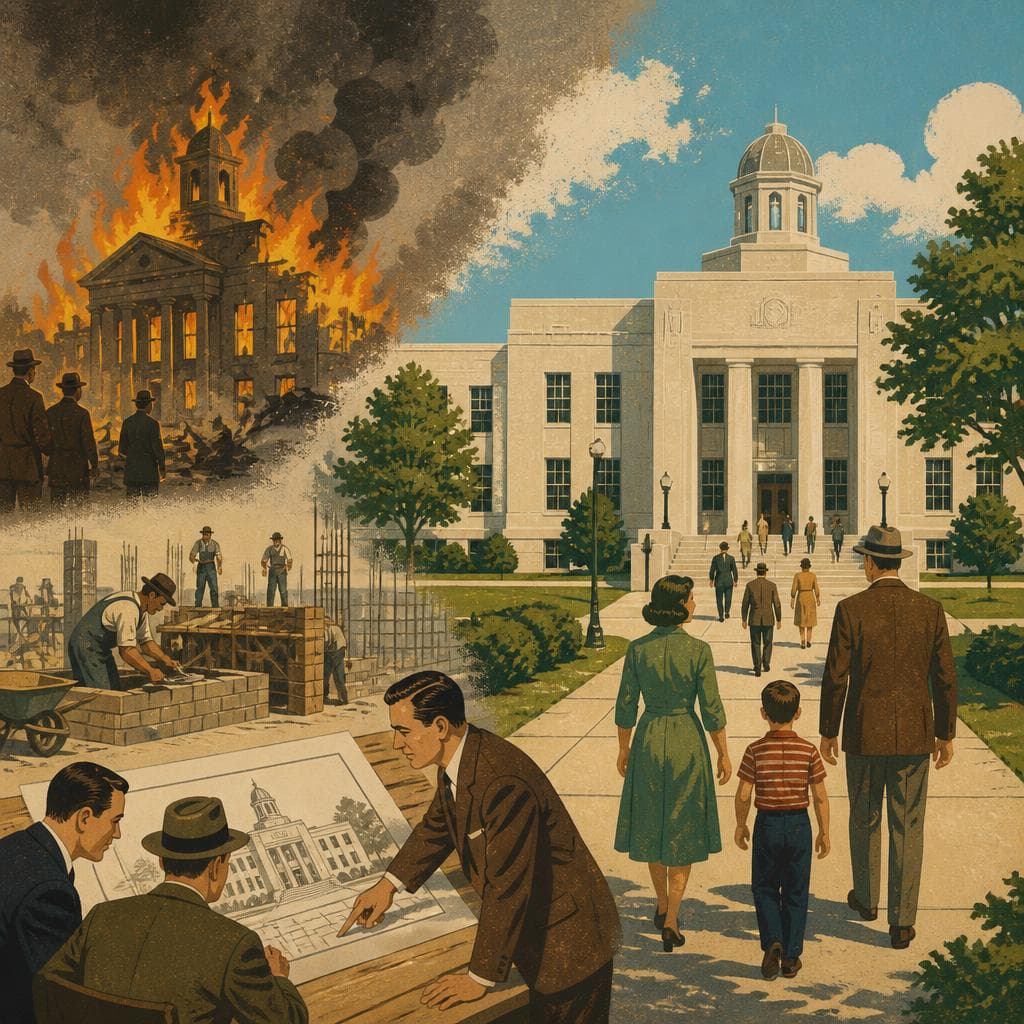 Cover art for After the Fire, the County Came Back Here
