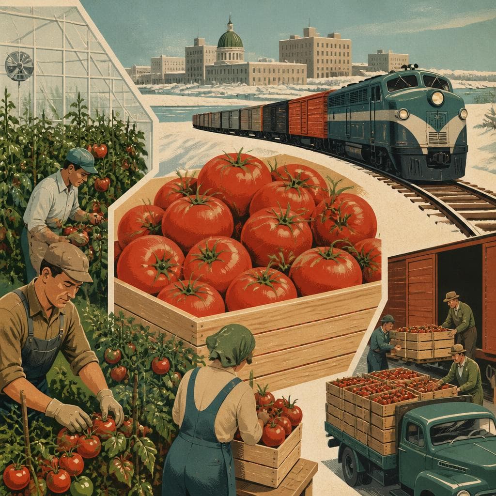 Cover art for When Winter Tomatoes Put Quincy on the Rails