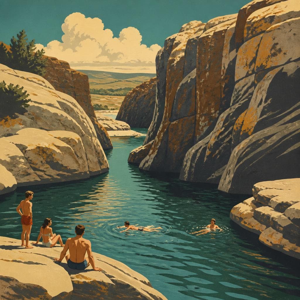 Cover art for Where the River Learned to Squeeze