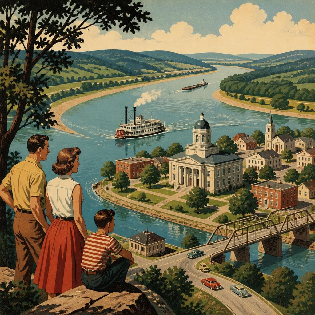 Cover art for Where the River Made a County Seat