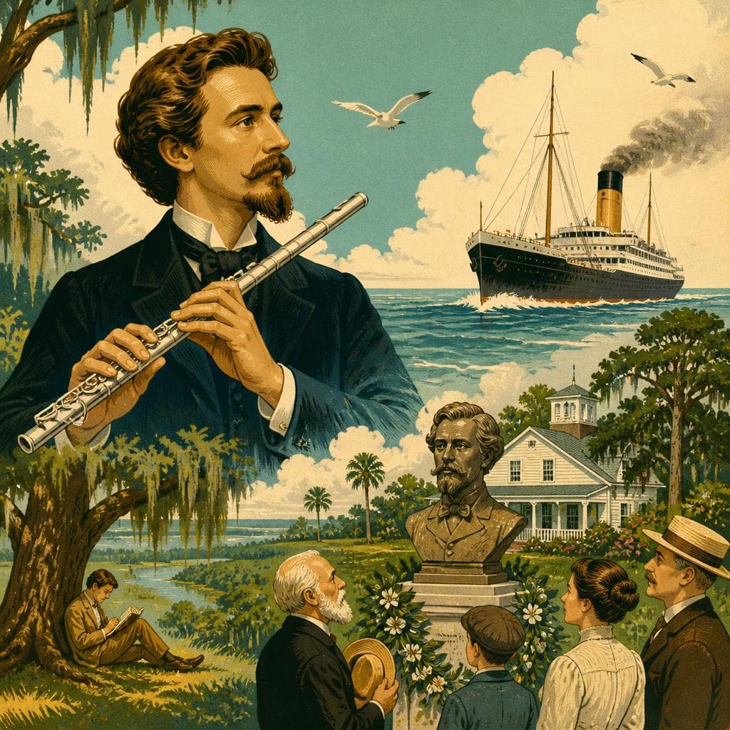 Cover art for How a Poet With a Flute Reached South Georgia
