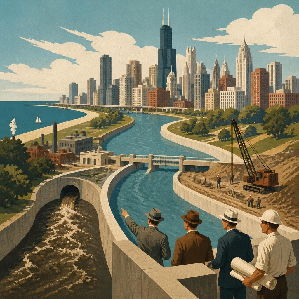 Cover art for The Day Chicago Turned Its River Around