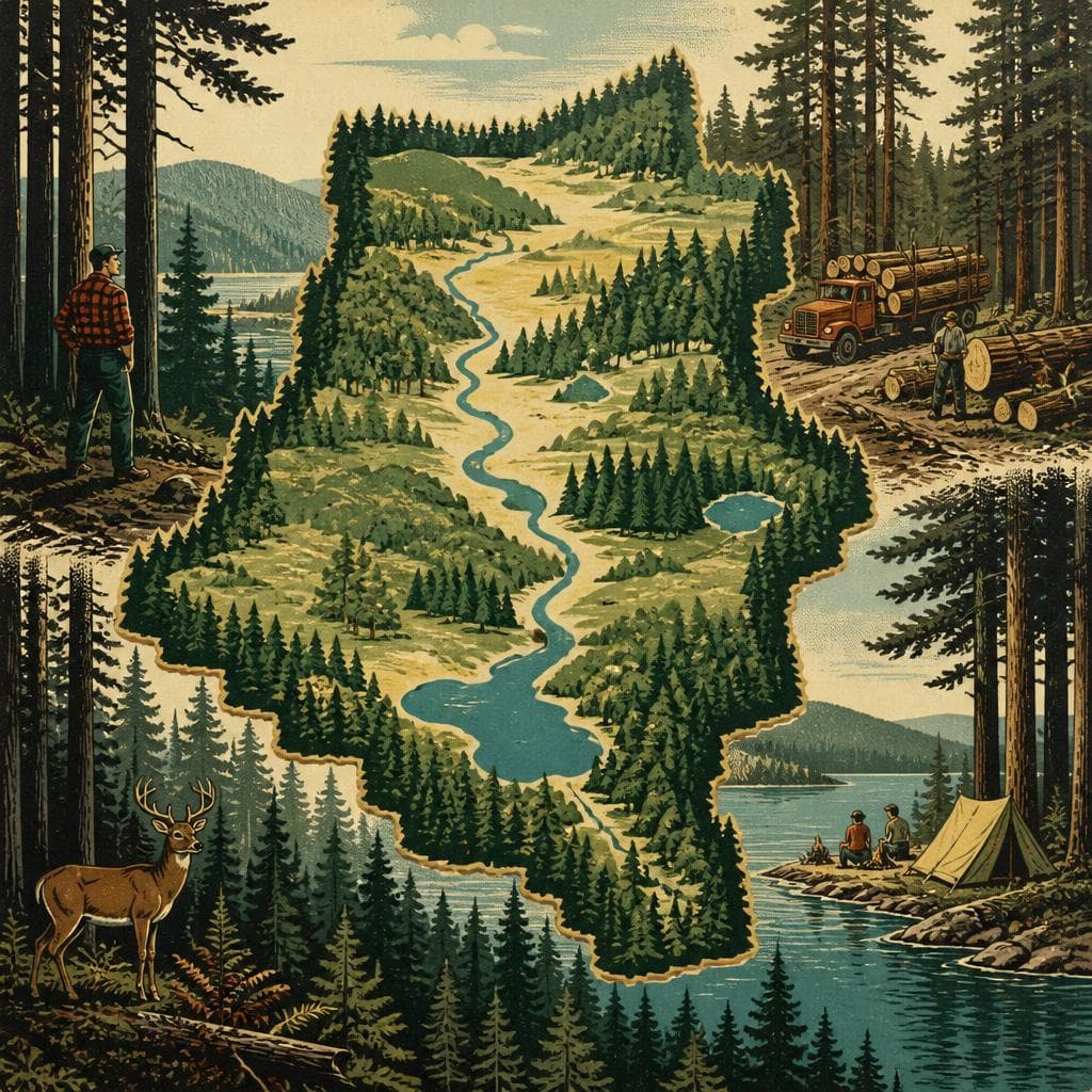 Cover art for A County Named for the Trees