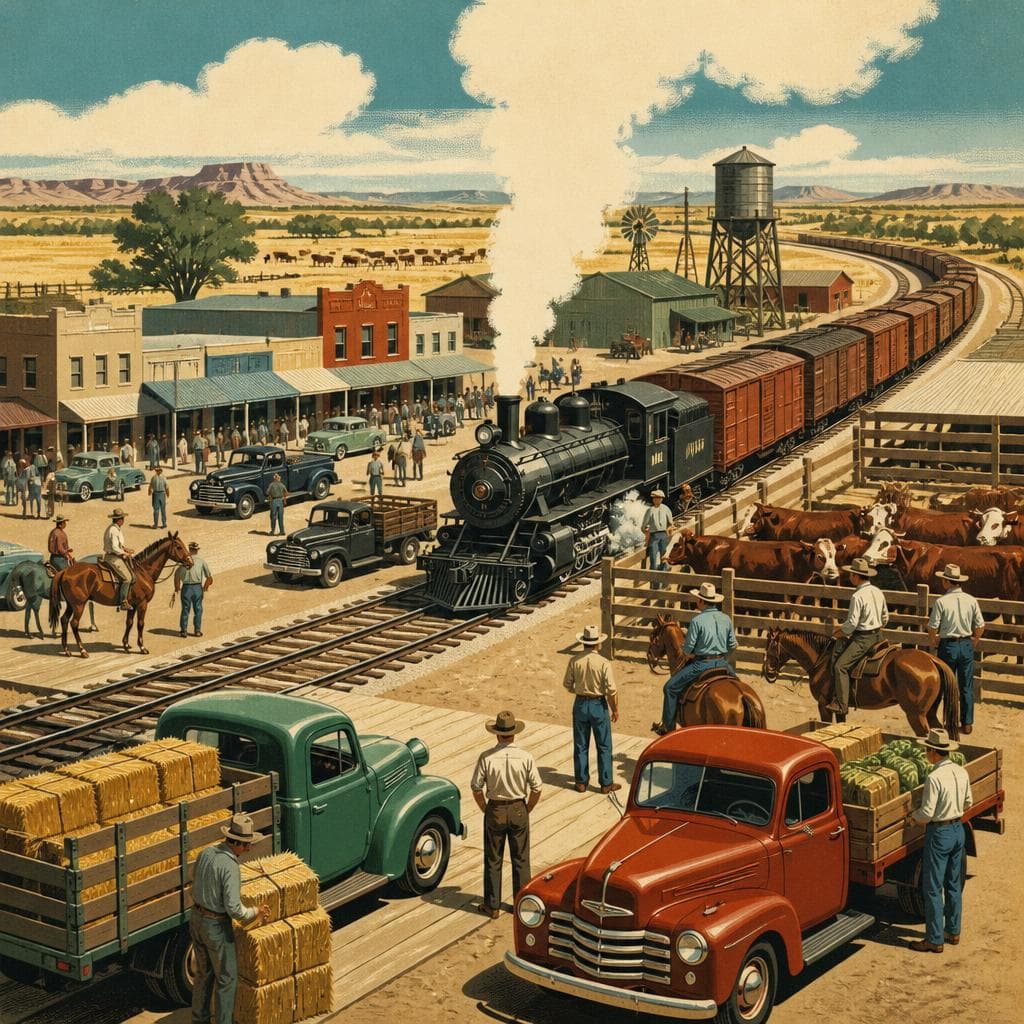 Cover art for When the Rails Made Eden a Market Town