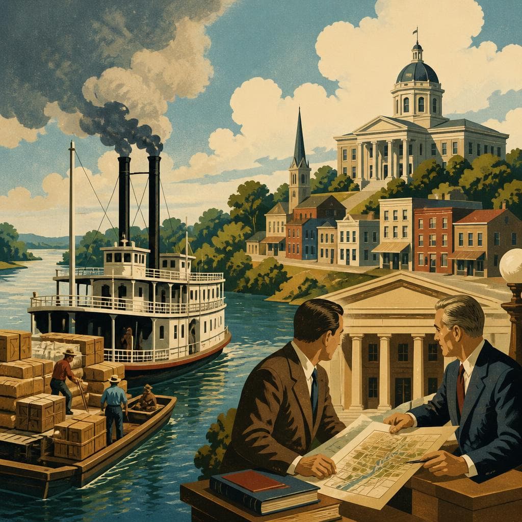 Cover art for Where the River and County Built a Town