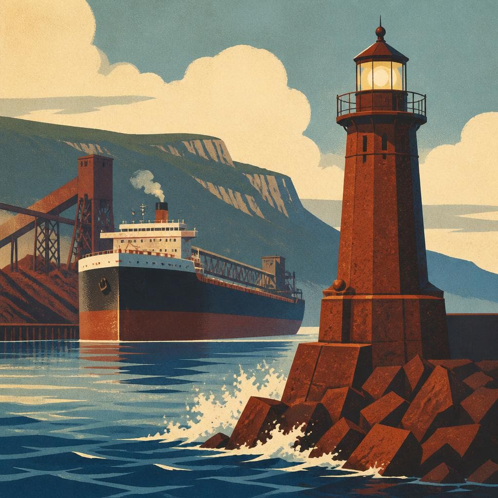 Cover art for Where Ore Ships Found the Harbor
