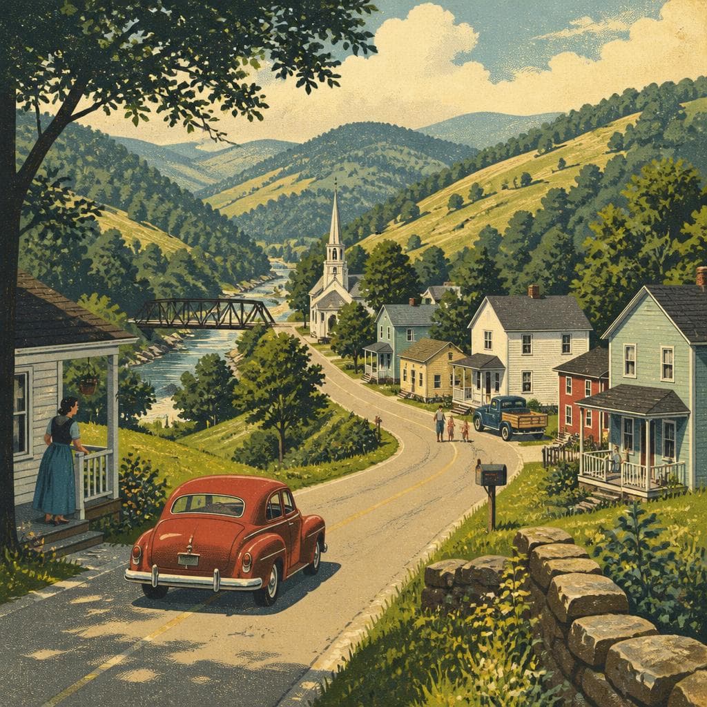Cover art for Where the Road Kept the Village