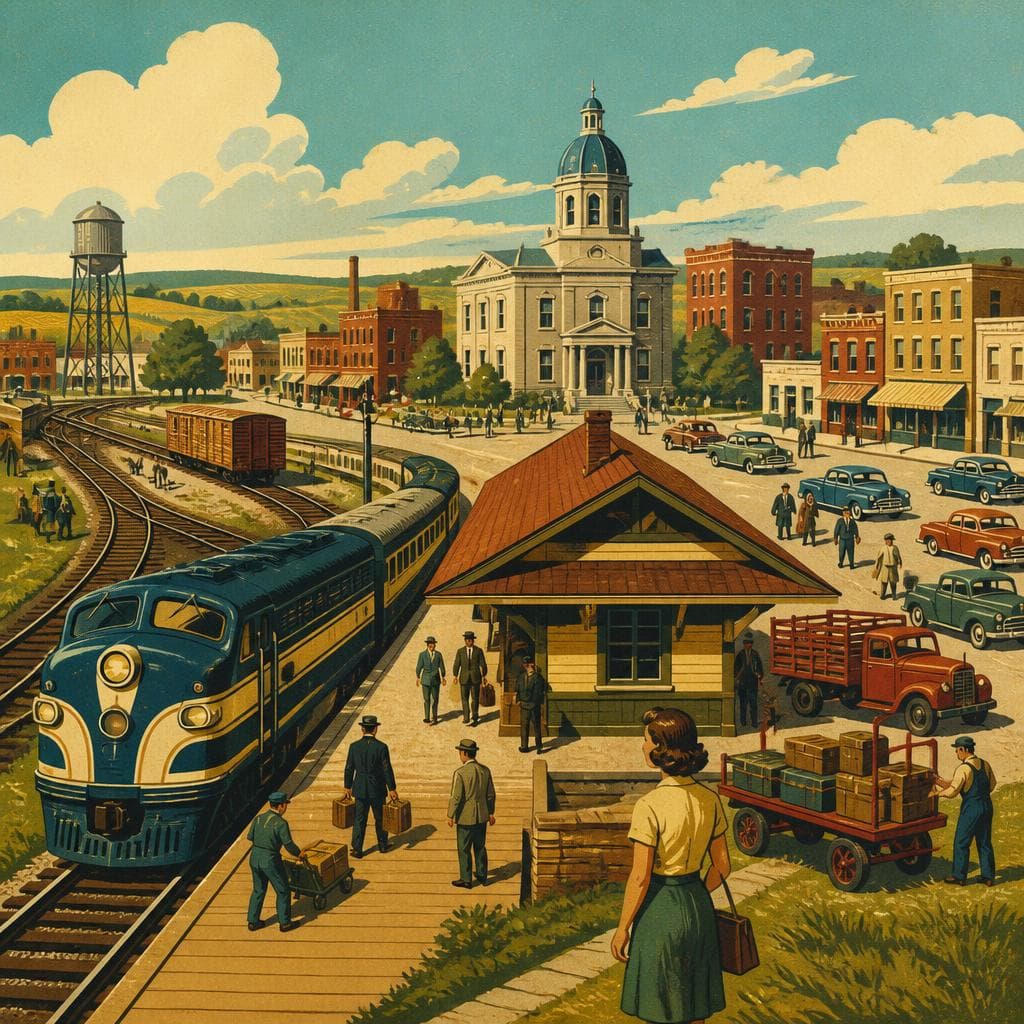 Cover art for Where the Tracks Made the County Seat