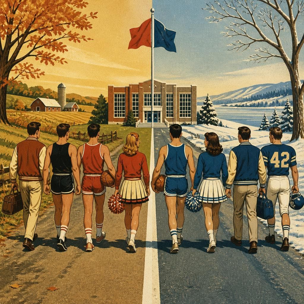 Cover art for Where the Team Crossed State Lines