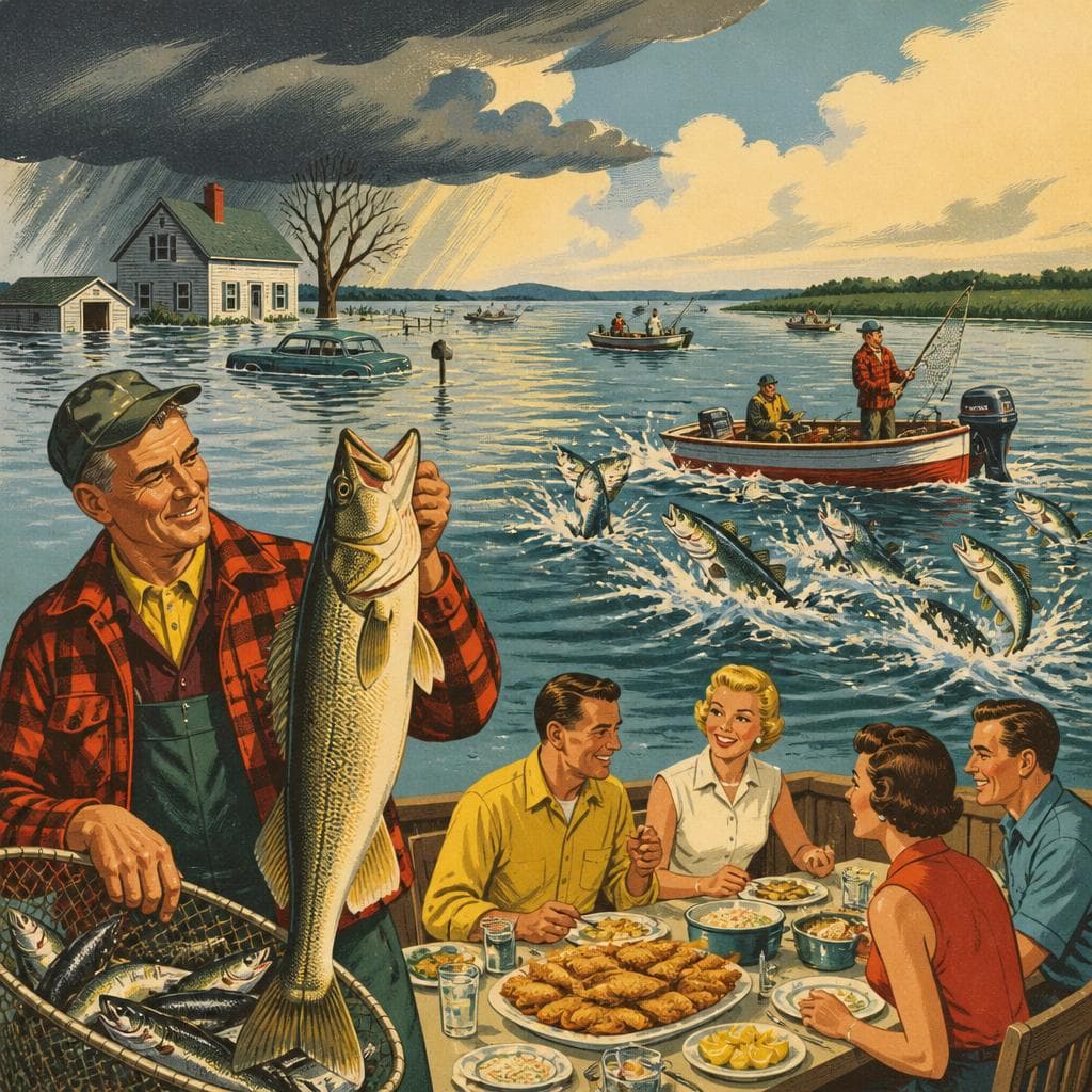Cover art for When High Water Made a Fishing Legend