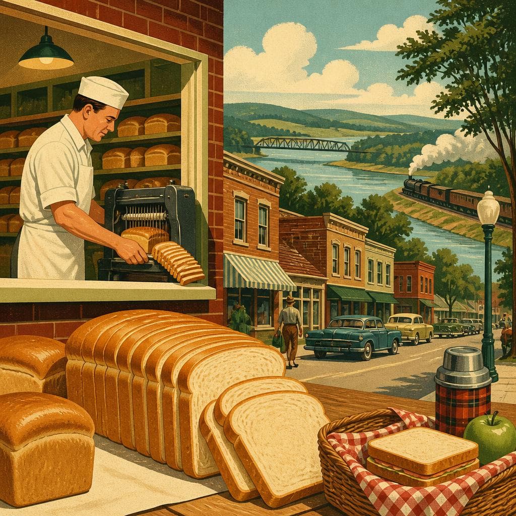Cover art for The Town That First Sold Sliced Bread