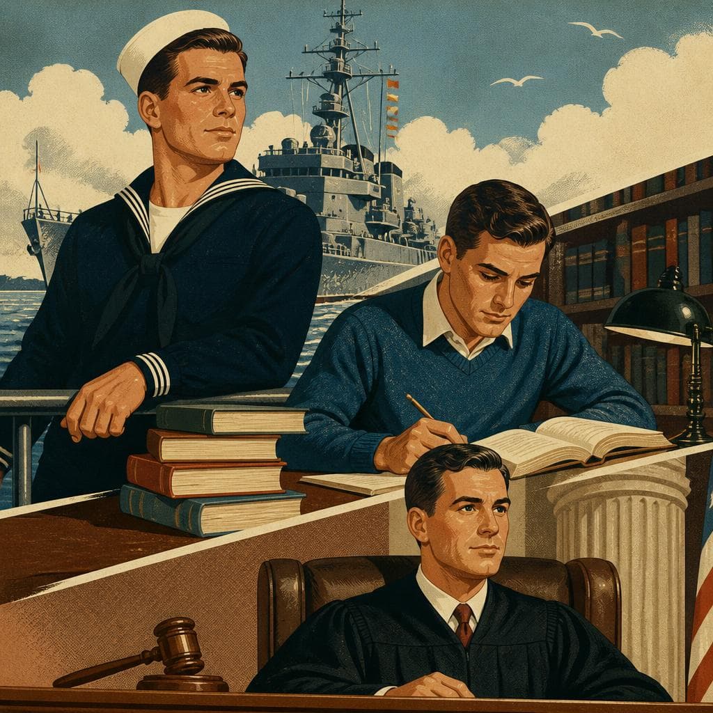 Cover art for Before the Bench, the Navy