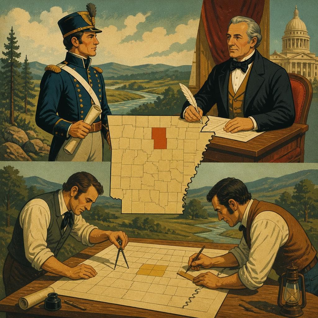 Cover art for How George Izard Reached an Arkansas Map