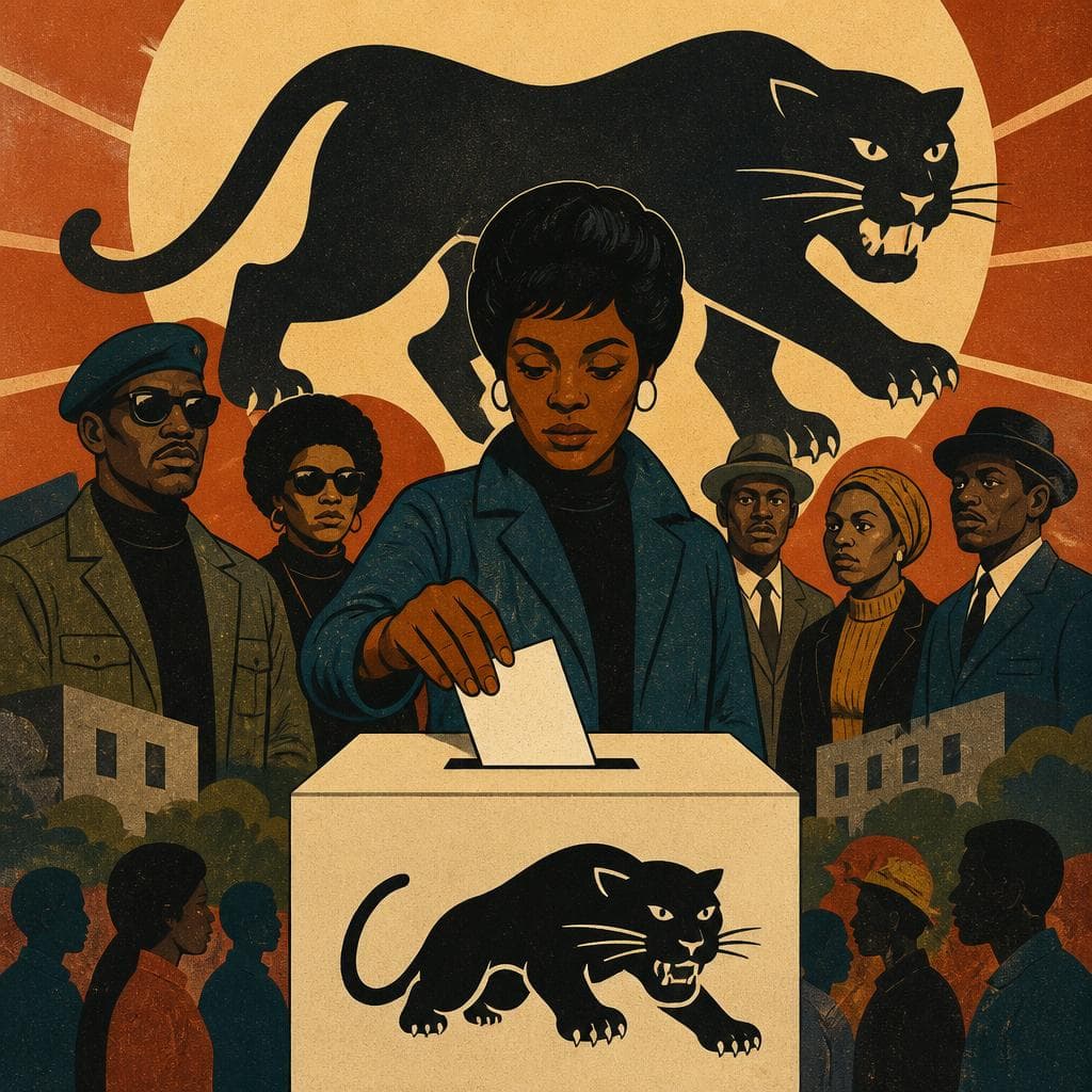 Cover art for The Panther on the Ballot