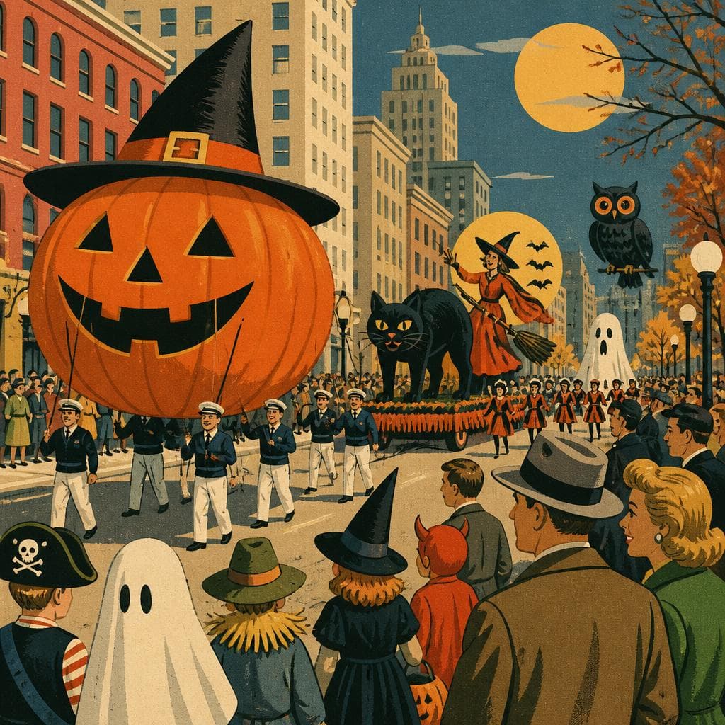 Cover art for When Washington Street Becomes Halloween