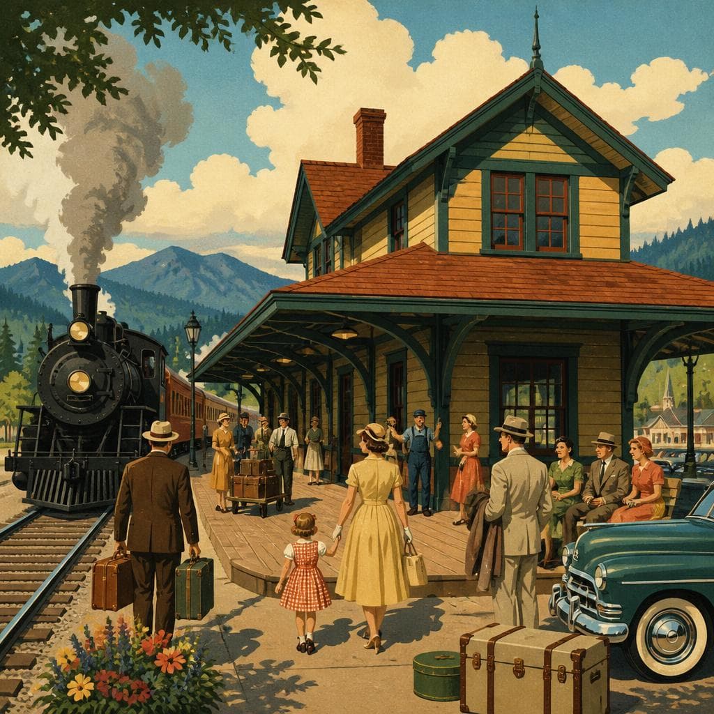 Cover art for Creston’s Depot, Where the Town Arrived