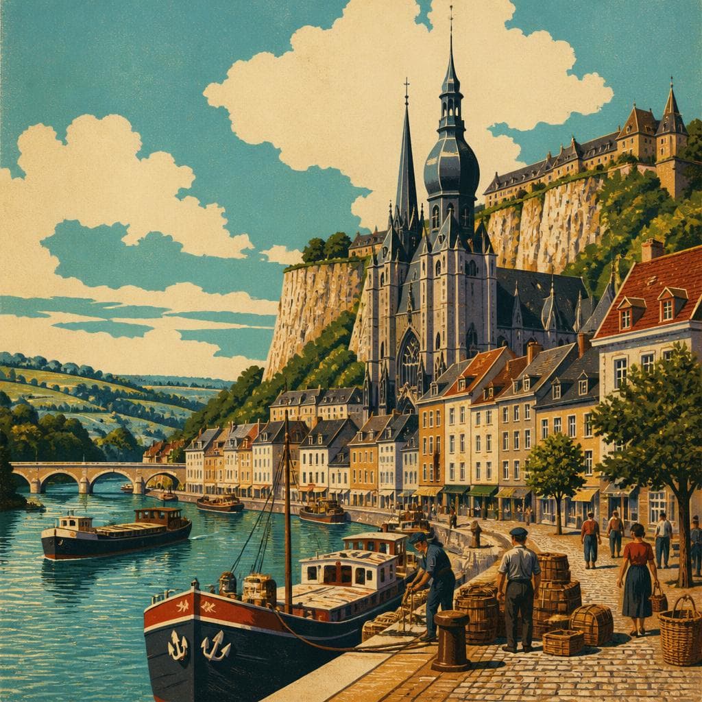 Cover art for Where the River Wrote Brussels