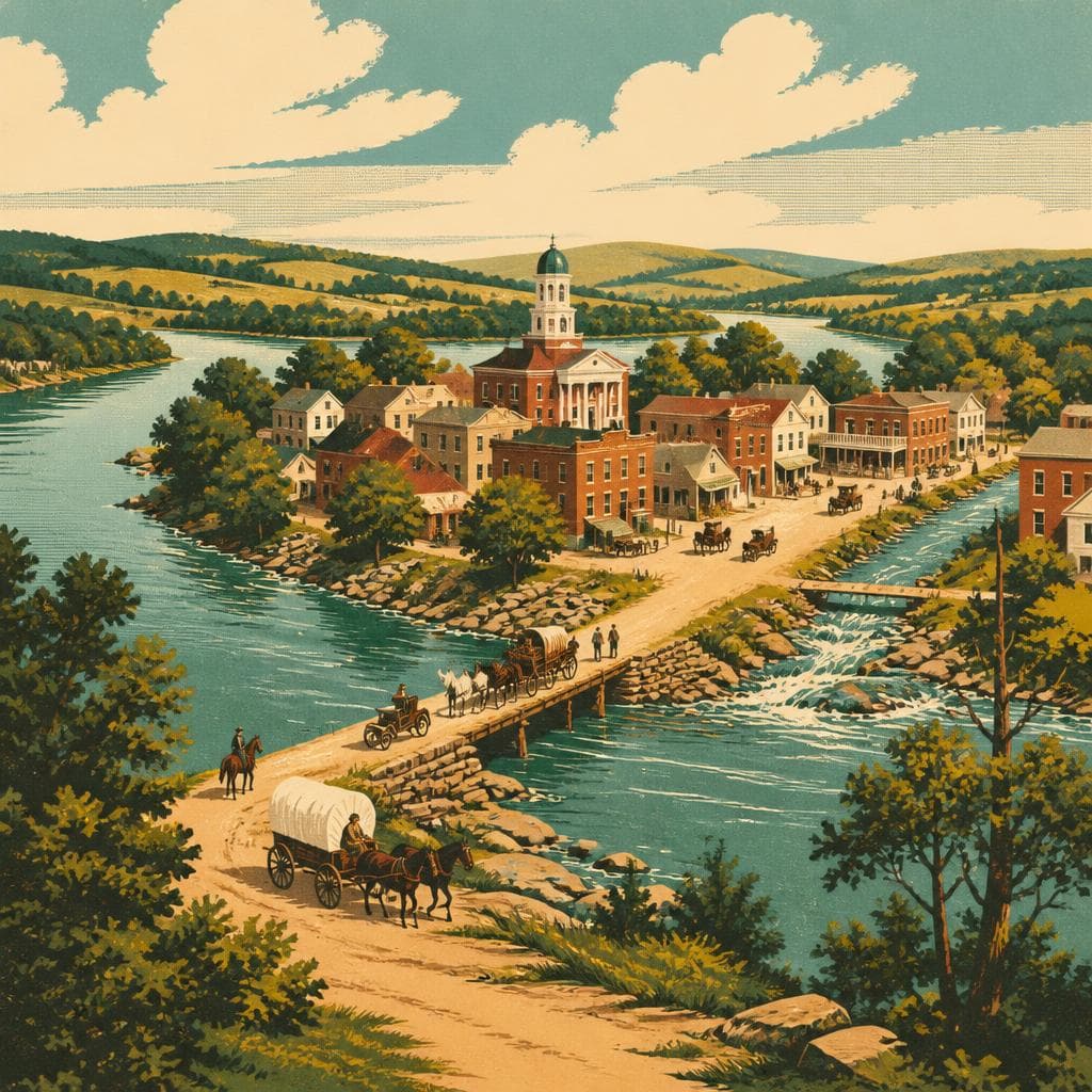 Cover art for Where the Rivers Made a County Seat
