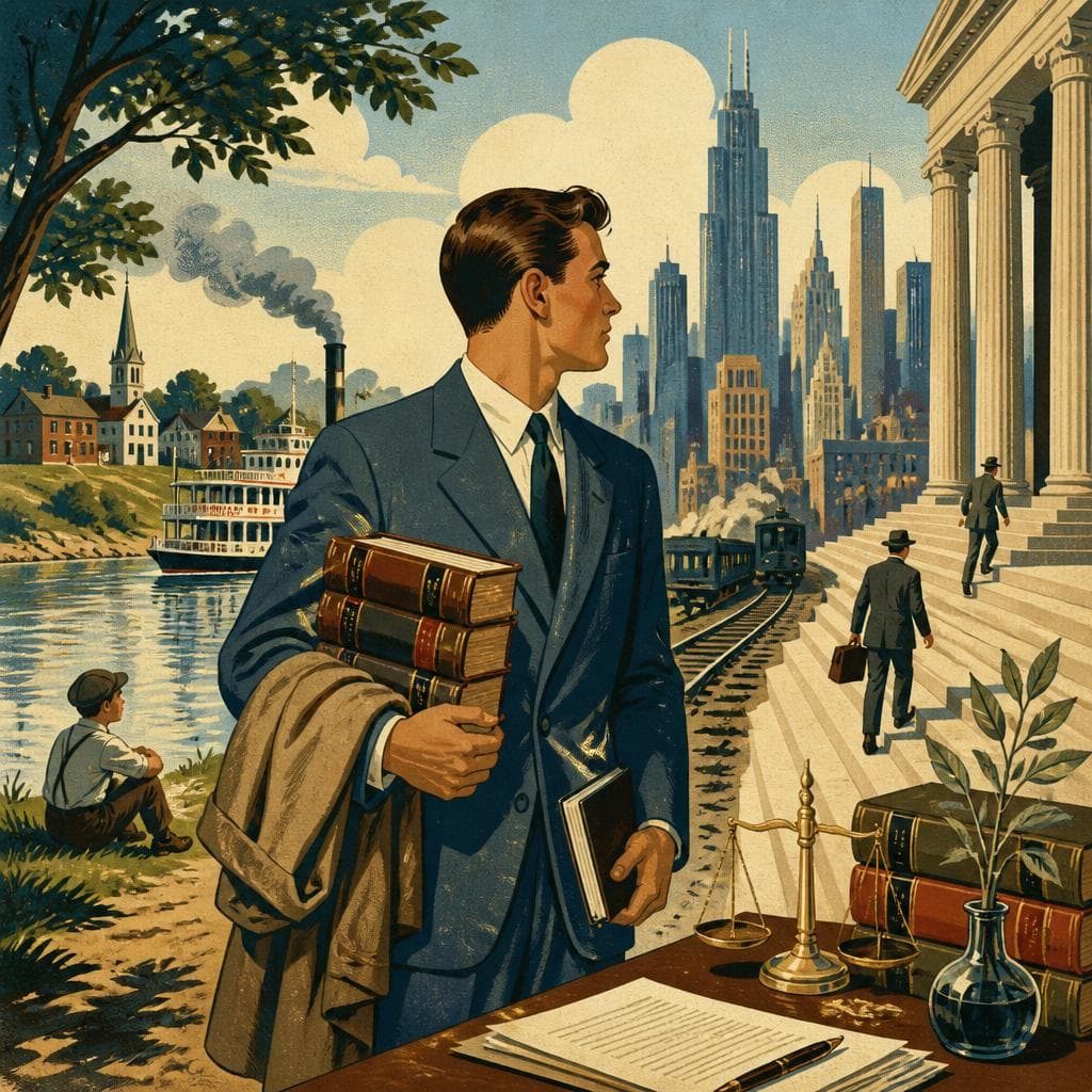 Cover art for From Oquawka to Chicago, With Law Books and Verse
