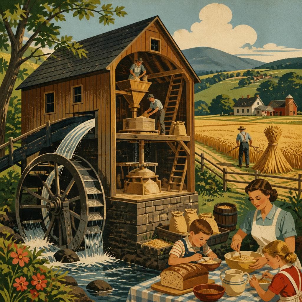 Cover art for Where Water Turned Valley Grain Into Daily Life
