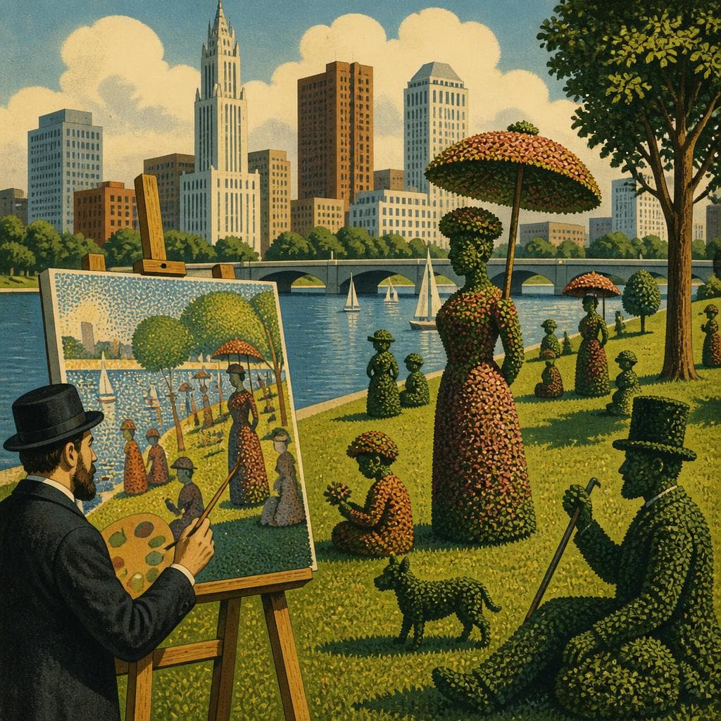 Cover art for When a Painting Learned to Grow