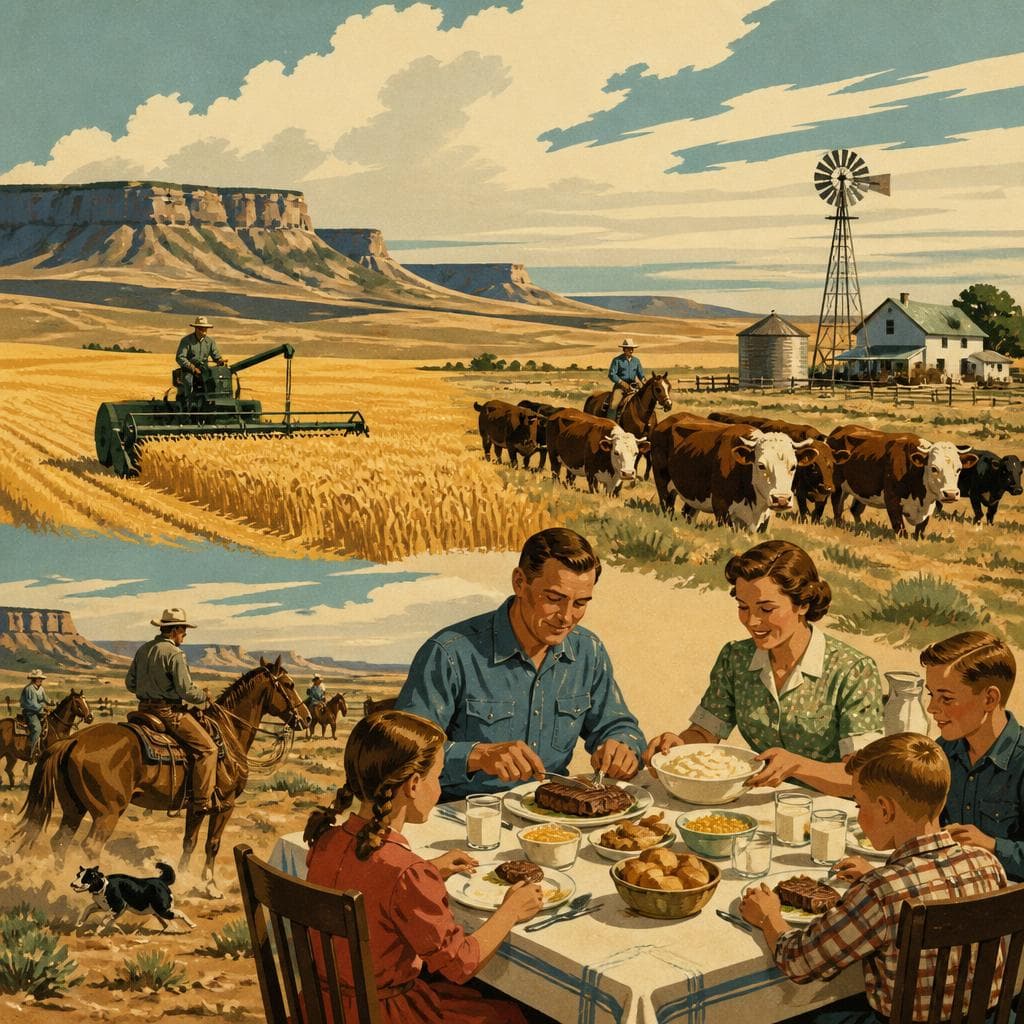 Cover art for Where Wheat and Cattle Set the Table