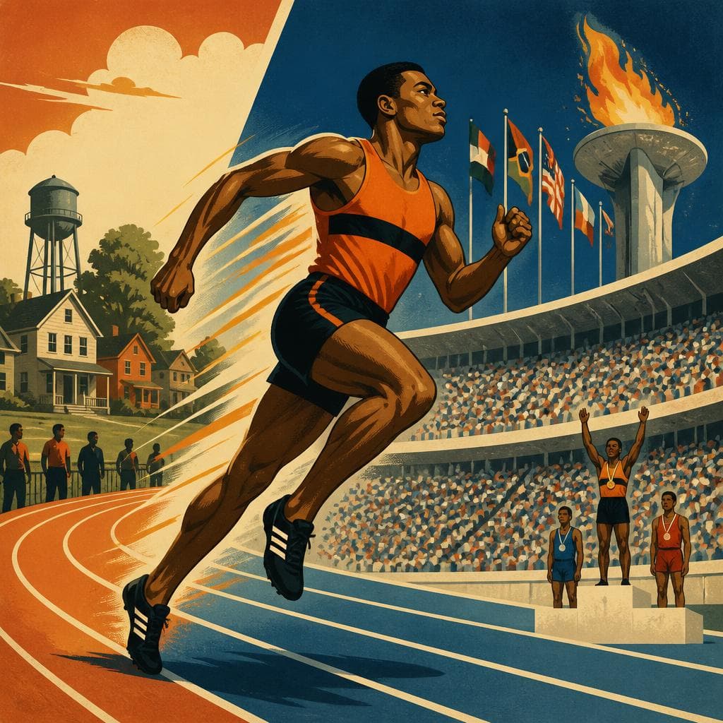Cover art for From La Porte Lanes to Olympic Gold