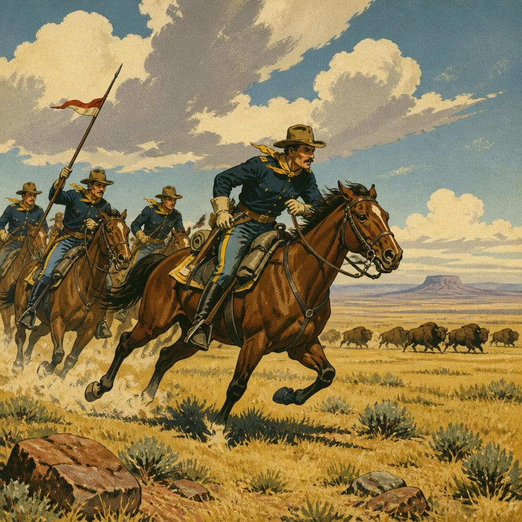 Cover art for Hard Riding on the Open Plains
