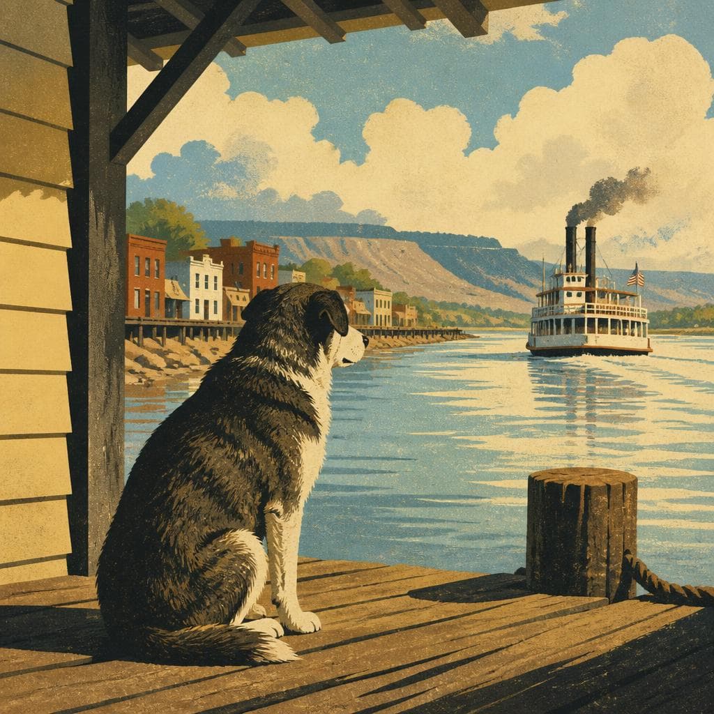Cover art for The Dog Who Kept Waiting