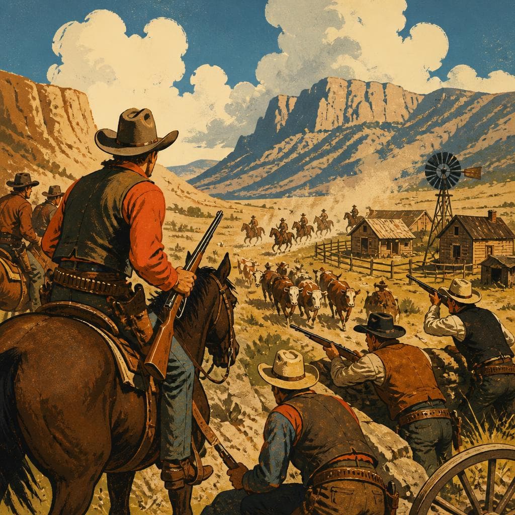 Cover art for When the Range War Came to Johnson County